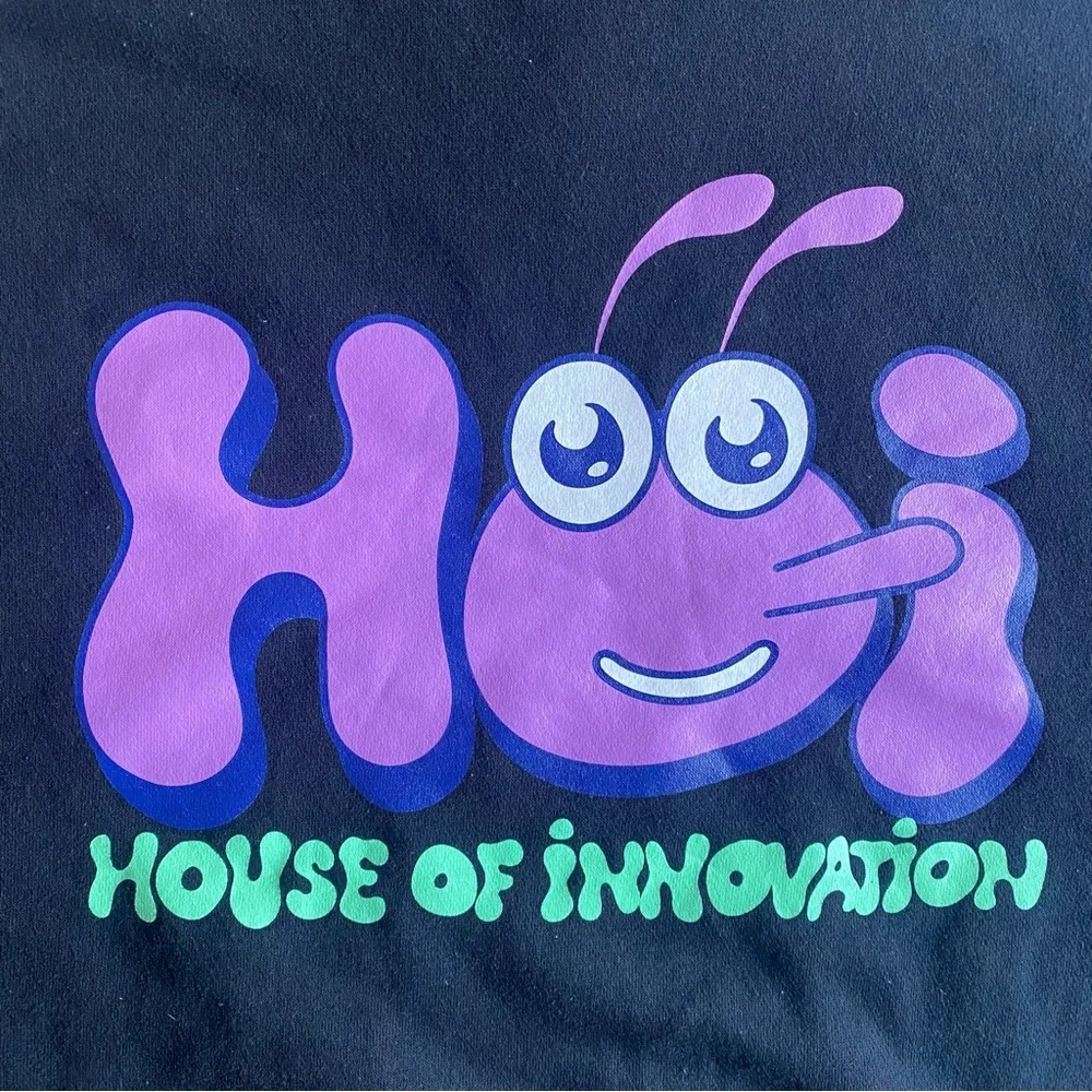 Nike HOI Hoodie Mens M House Of Innovation PAR/002 Butterfly Bugs Sweatshirt Top_4